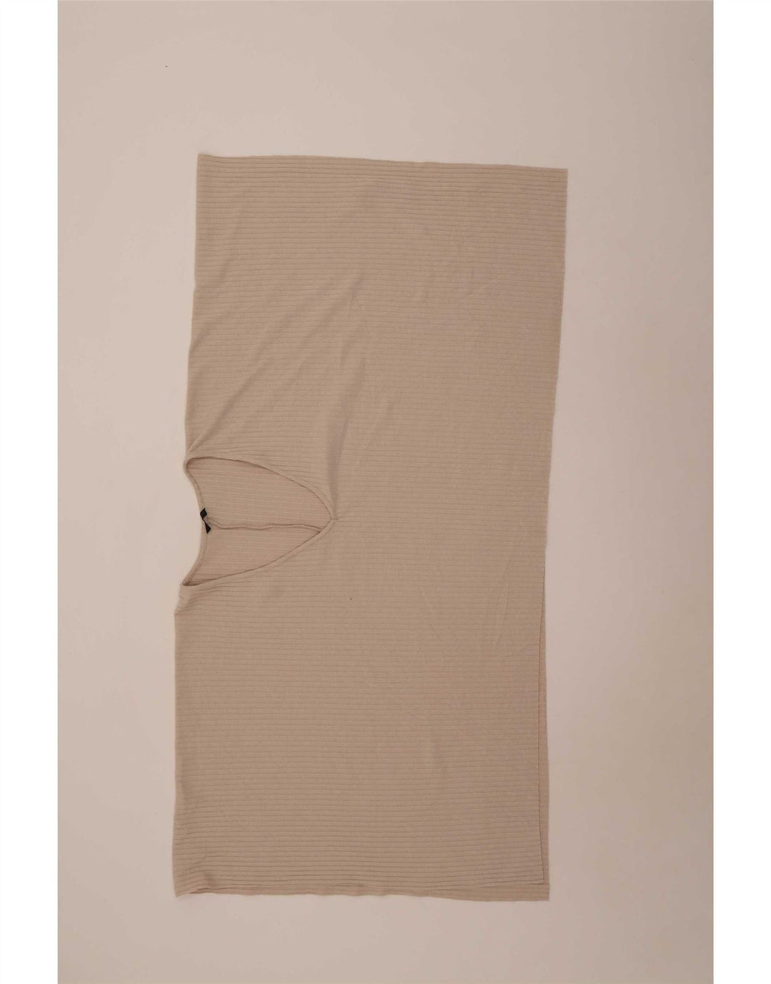 Zara Femme Blouse Poncho Asymétrique Top Taille Unique Beige