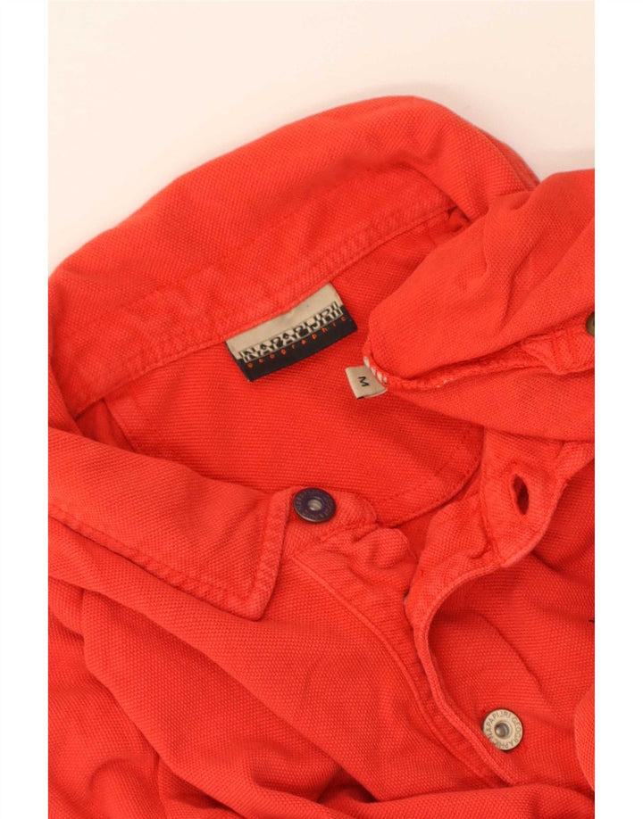 Napapijri Polo Geographic Graphic Homme Rouge Moyen