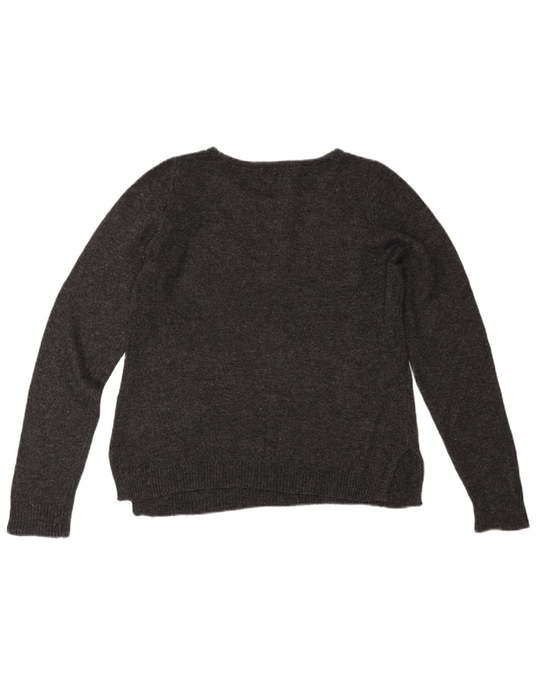 MONSOON Pull col bateau pour femme UK 12 Gris moyen Coton