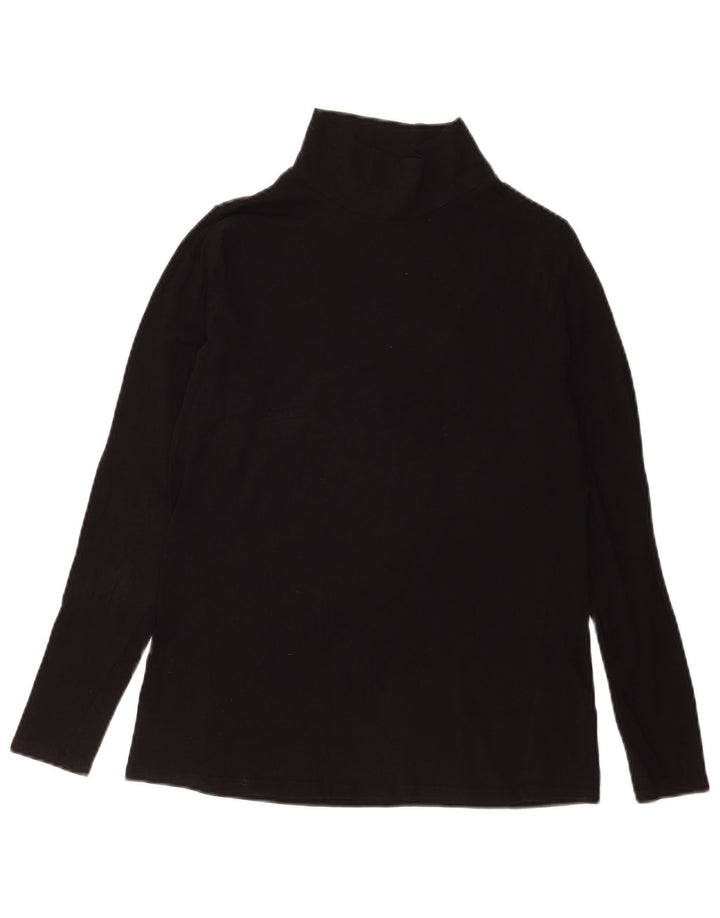 Marks & Spencer Haut à manches longues pour femme UK 44 Coton noir moyen