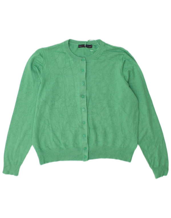 Marks & Spencer Pull Cardigan Femme UK 16 Large Vert Viscose
