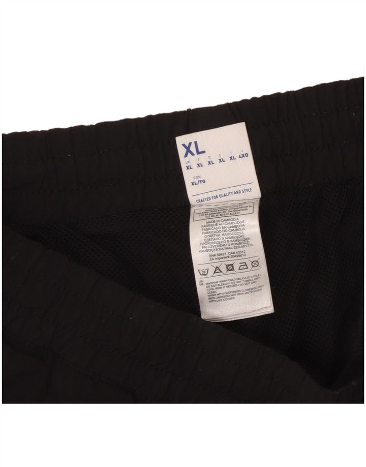 Reebok Pantalon De Survêtement Joggers XL Homme Noir Colorblock Polyester