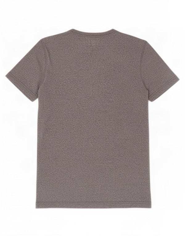 Abercrombie & Fitch T-shirt pour homme en coton moucheté petit gris