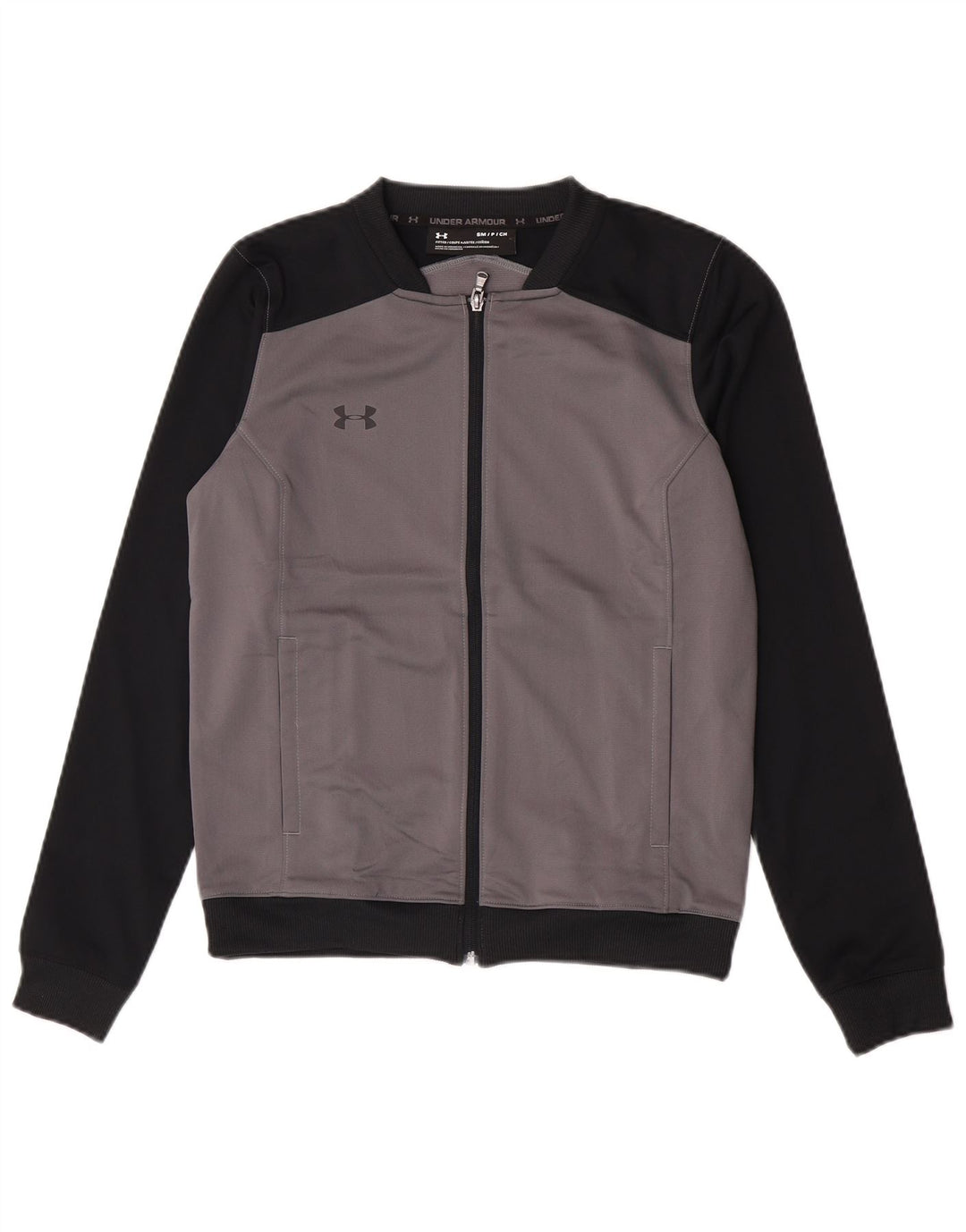 Under Armour Veste de Survêtement Homme Petit Gris Colorblock Polyester