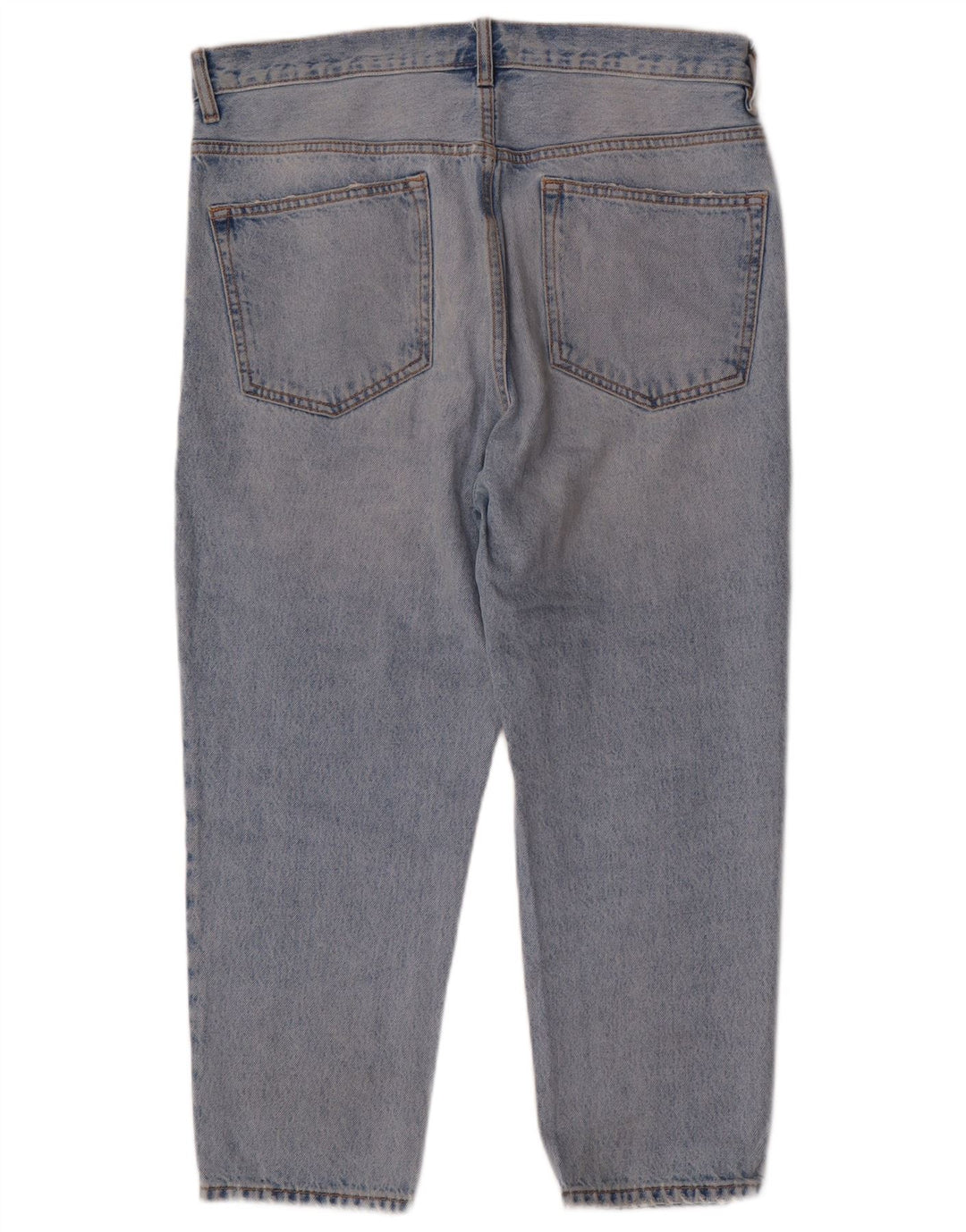 ZARA Jean court pour homme EU 42 Large W32 L24 Bleu