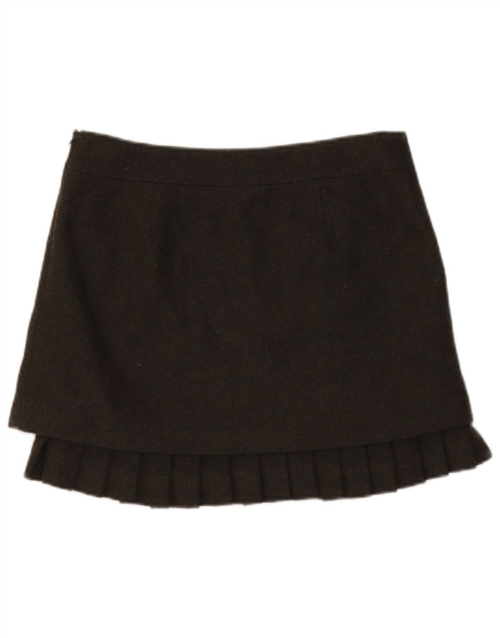 Jigsaw Mini-jupe pour femme UK 12 Medium W31 Kaki