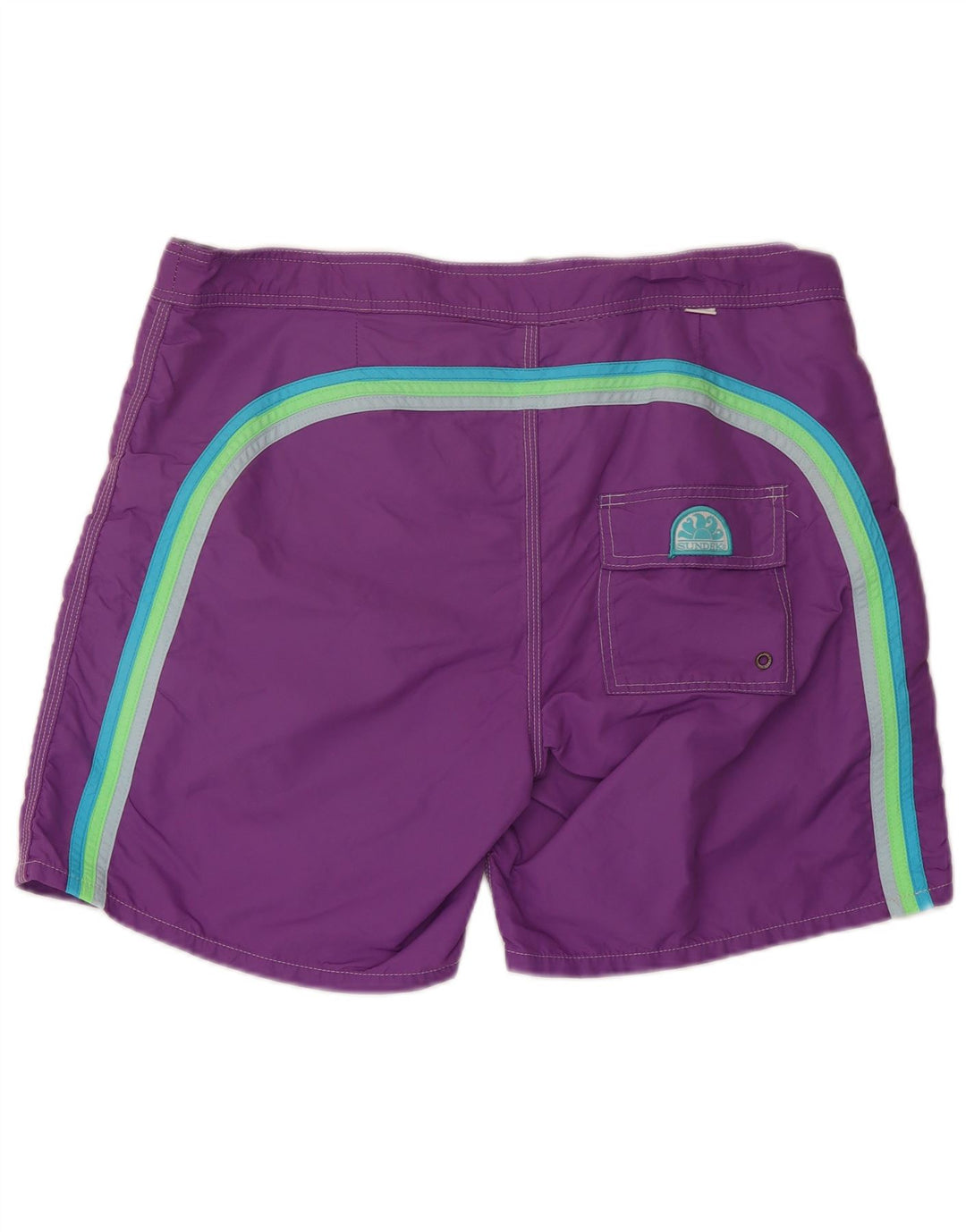 Sundek Short de bain pour homme en nylon violet Taille L