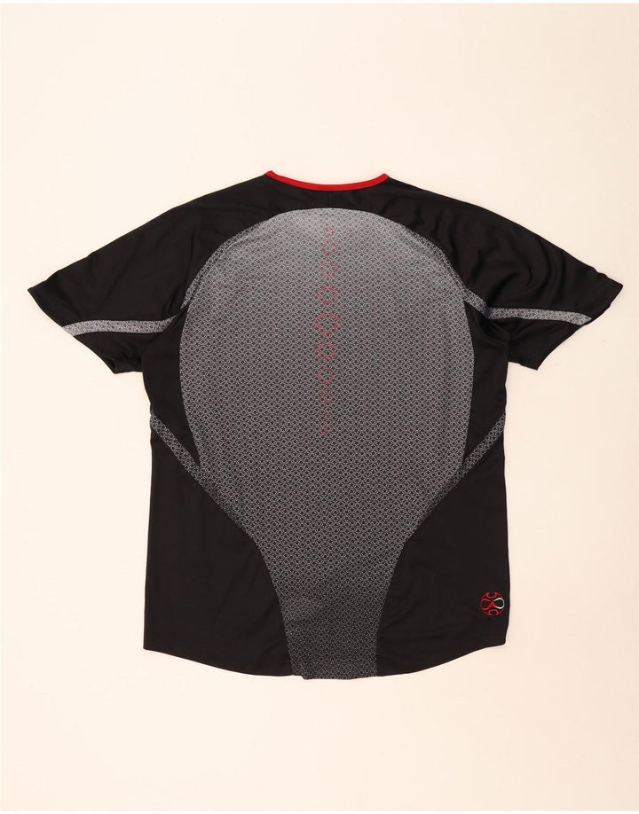 ADIDAS T-Shirt Climacool Homme XL Noir Colorblock Polyester