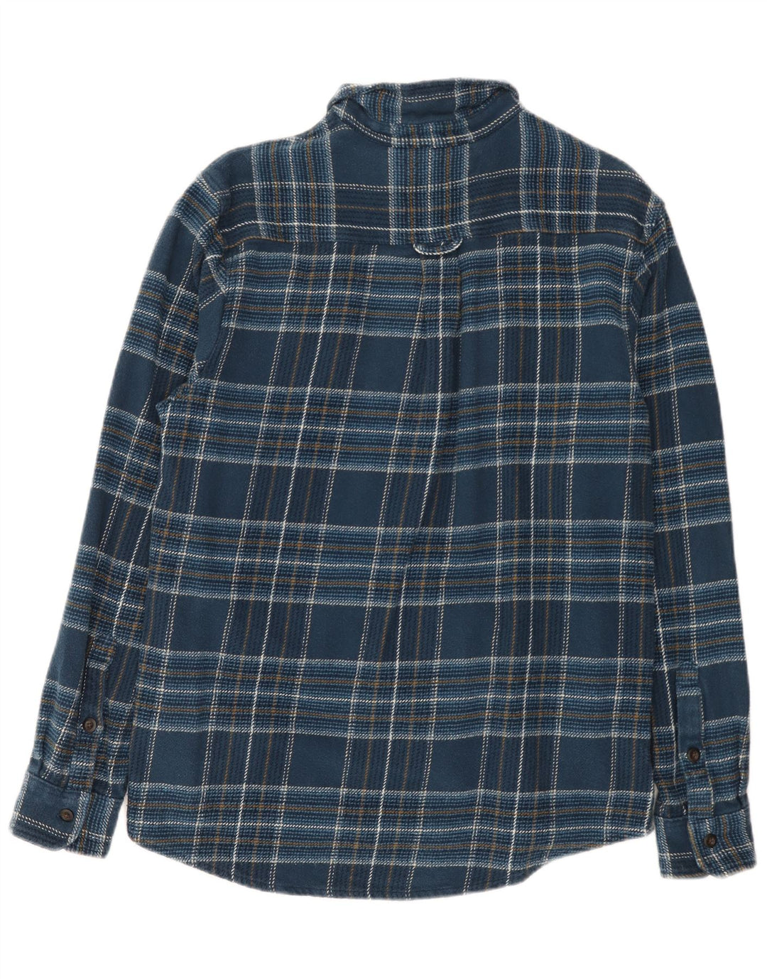 Orvis Chemise en flanelle pour homme à carreaux bleu marine moyen
