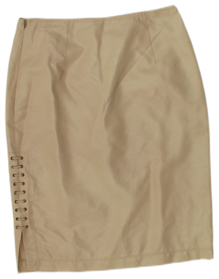 jupe crayon femme vintage Petite W28 Beige