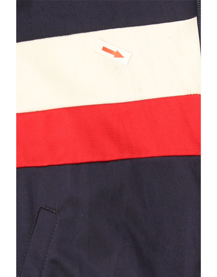 Champion Veste de Survêtement Homme Bleu Marine Moyen Polyester Colorblock