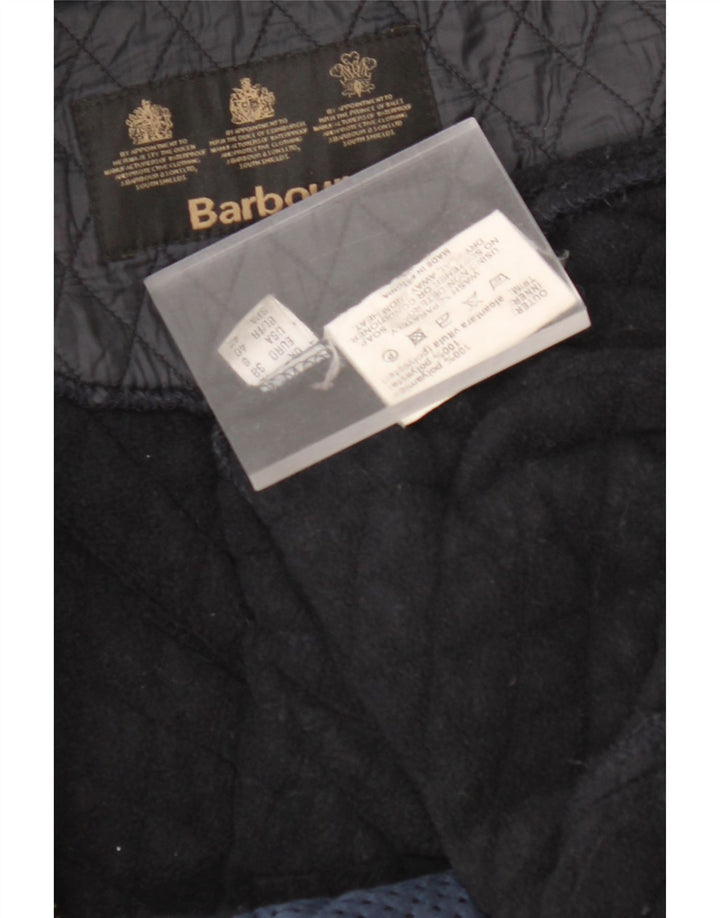 BARBOUR Veste matelassée pour femme UK 12 Medium Noir Polyamide