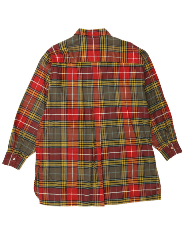 Blues Club Robe chemise en flanelle pour femme EU 46 XL Coton à carreaux multicolore