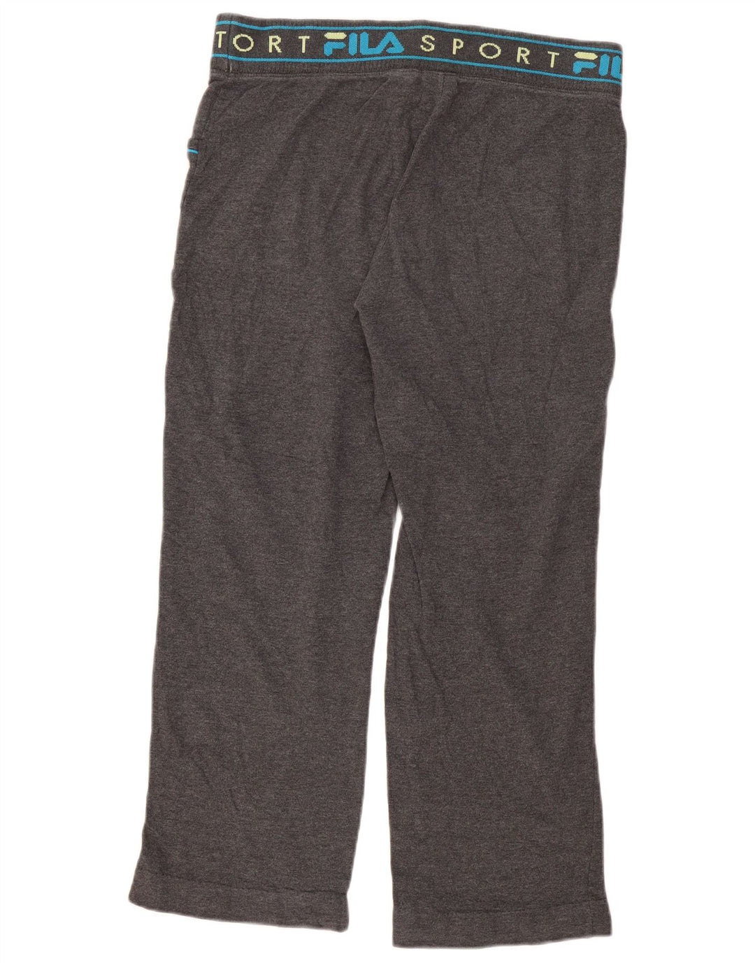 FILA Pantalon de survêtement graphique pour femme UK 14 Gris moyen
