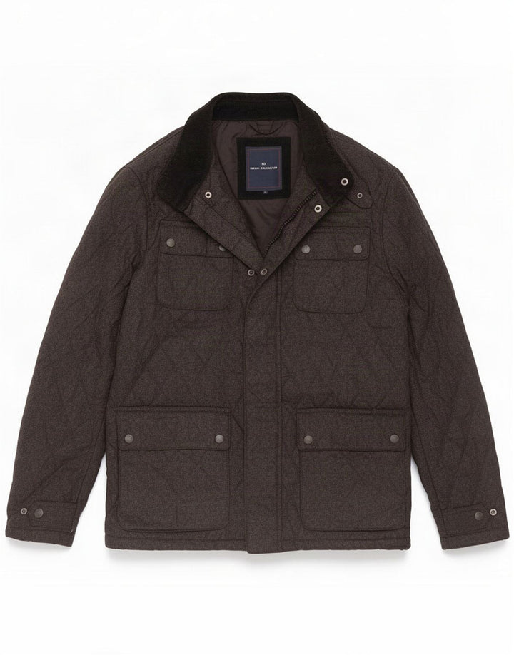 Marks & Spencer Veste matelassée Blue Harbor pour homme UK 38 Gris moyen