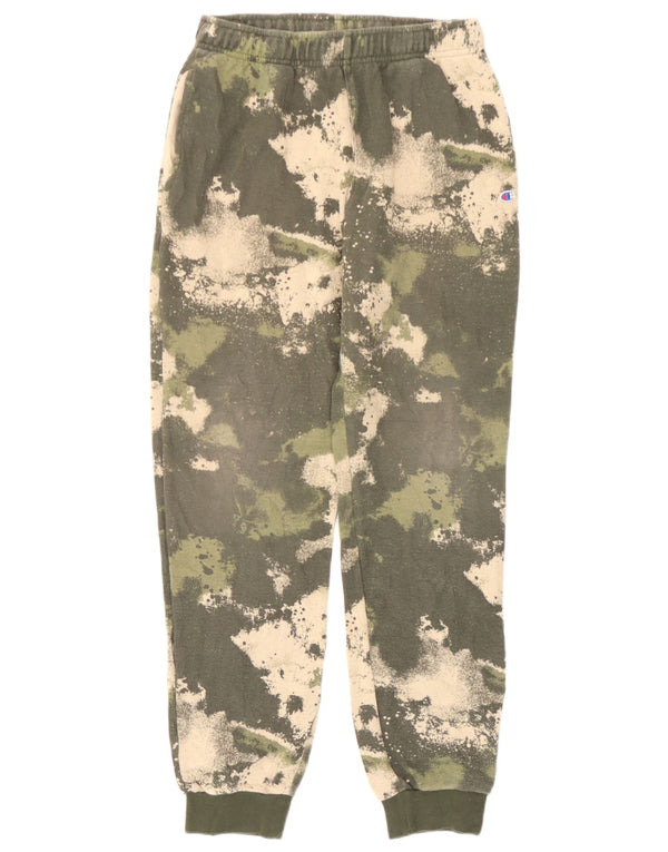 Champion Pantalon de survêtement pour garçon 14-15 ans Large Vert Tie Dye