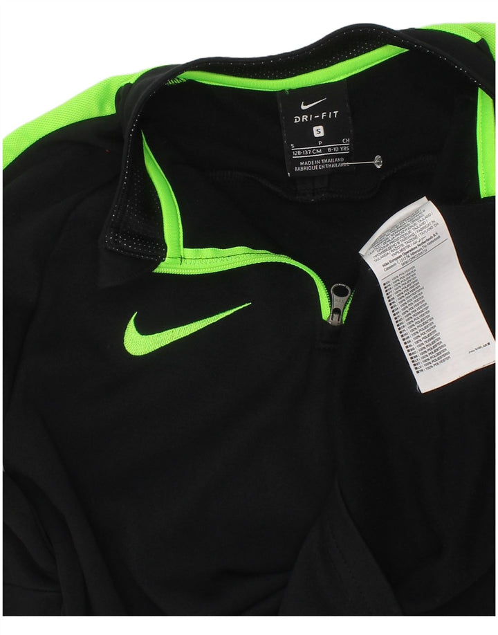 Haut de survêtement Nike Dri Fit pour garçon 8-9 ans, petit color block noir