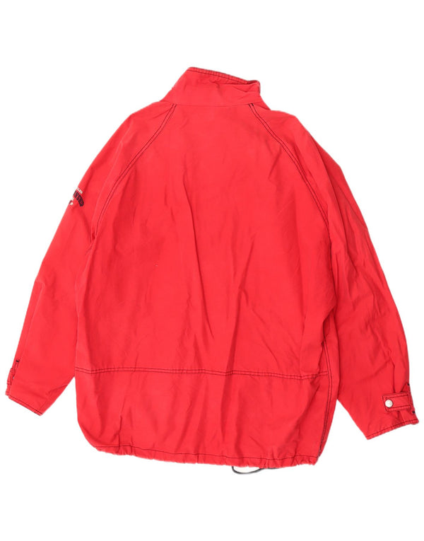 Brugi Veste Coupe-Vent Homme IT 52 XL Rouge Coton