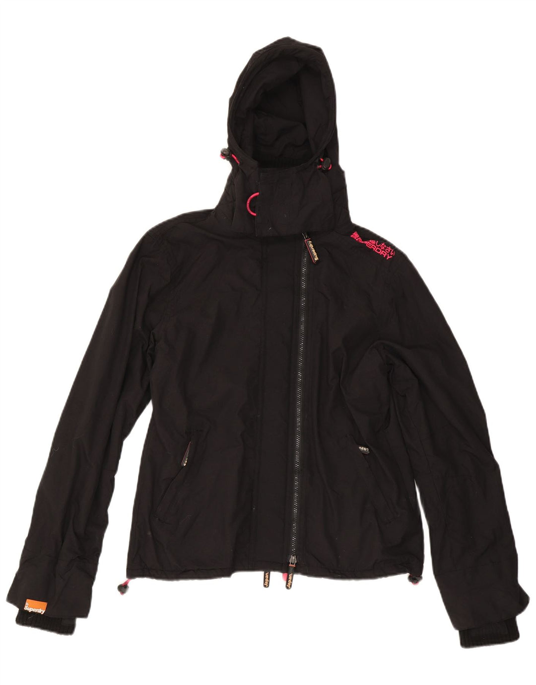 Superdry Veste coupe-vent The Windcheater pour femme UK 14 Medium Noir