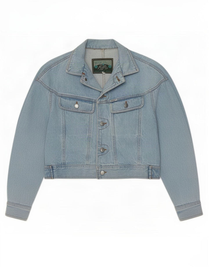 Rifle Veste en jean courte pour femme UK 16 Grand Bleu
