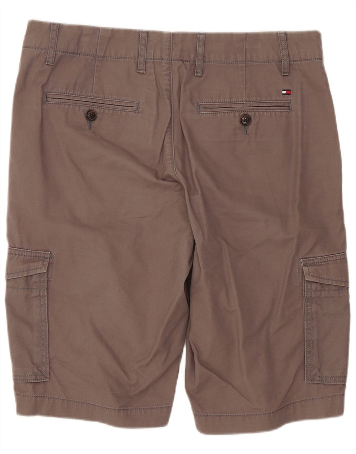 TOMMY HILFIGER Short Cargo W31 Homme Gris Moyen Coton
