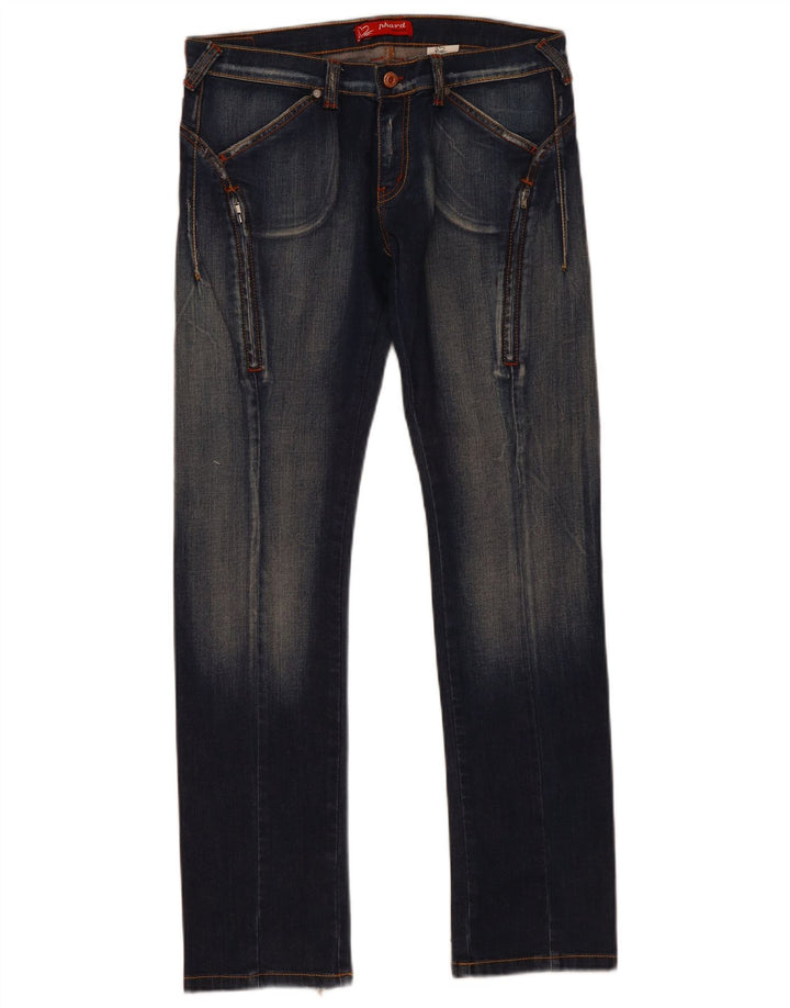 Phard Jean droit femme W30 L31 bleu marine coton
