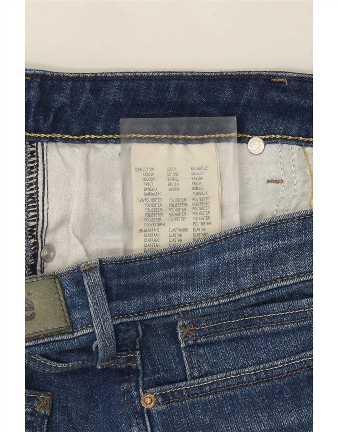 Lee Womens Denim Hot Pants W31 Coton Bleu Moyen