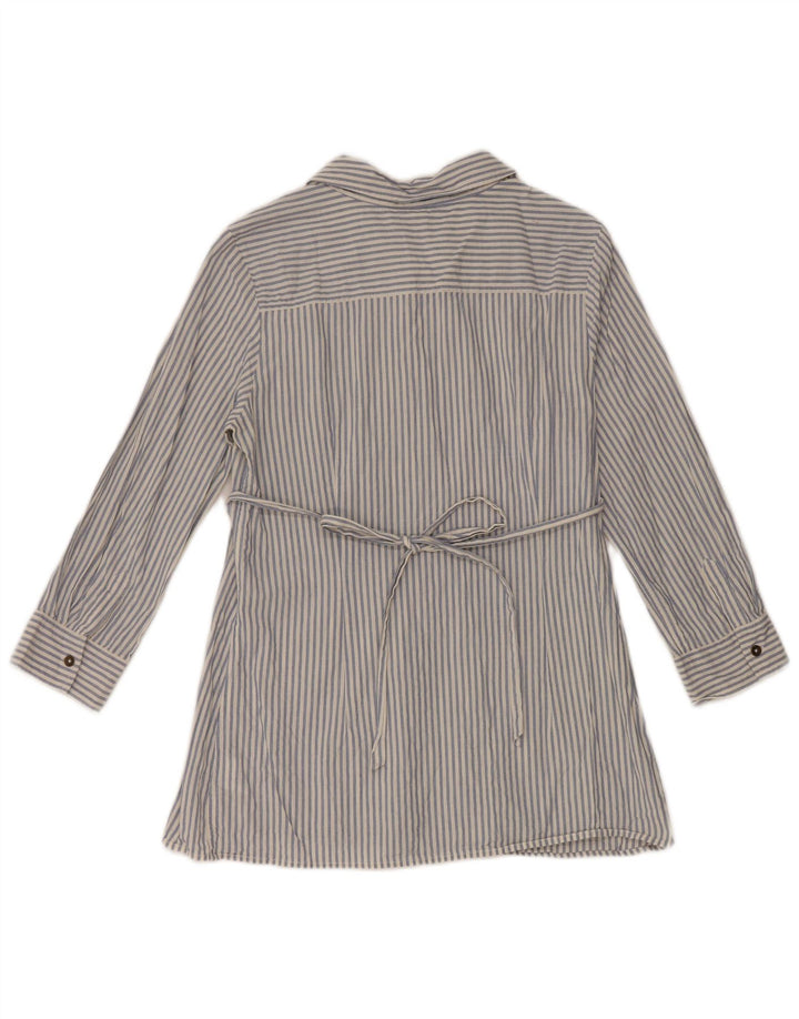 Gap Chemise de maternité à manches 3/4 pour femme UK 10 Petit Bleu Rayé