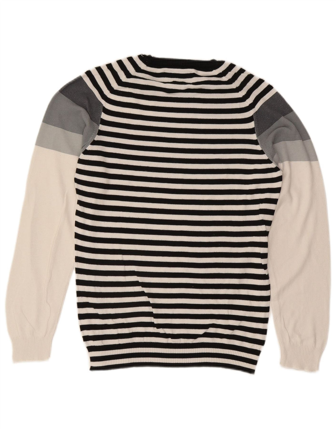 Energie Pull col rond pour homme Petit gris colour block