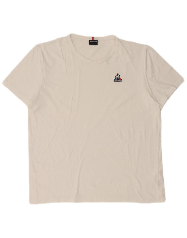Le Coq Sportif T-Shirt Homme Haut Large Blanc Coton