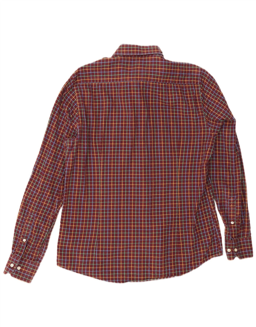 Barbour Chemise en flanelle coupe ajustée pour hommes à carreaux bordeaux moyen