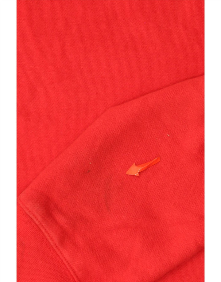 Nike Pull à capuche pour homme en coton rouge Taille S