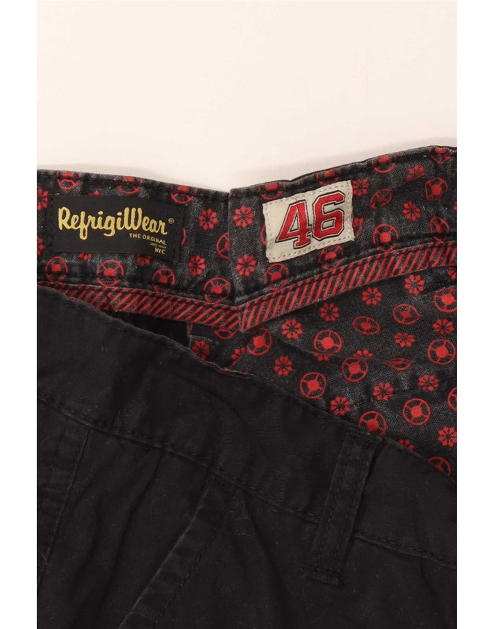 Refrigiwear Short cargo pour homme IT 46 Small W29 Noir