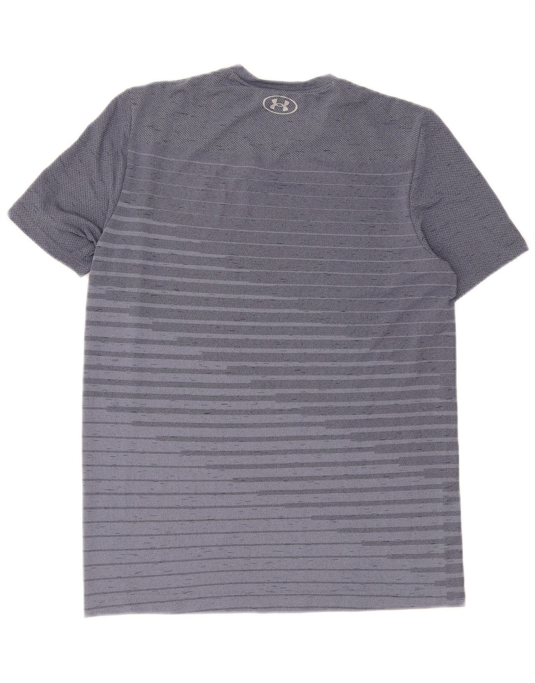 Under Armour Tee-Shirt Heat Gear Homme Bleu Moyen Rayé