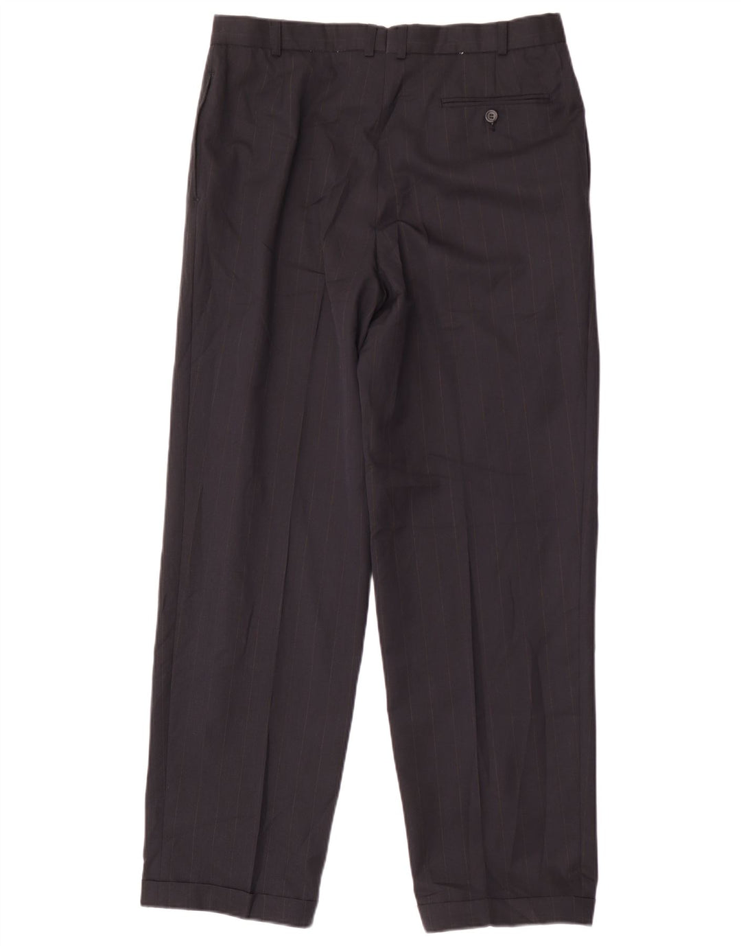 Marks & Spencer Pantalon de costume pour homme W36 L31 Bleu marine Polyester