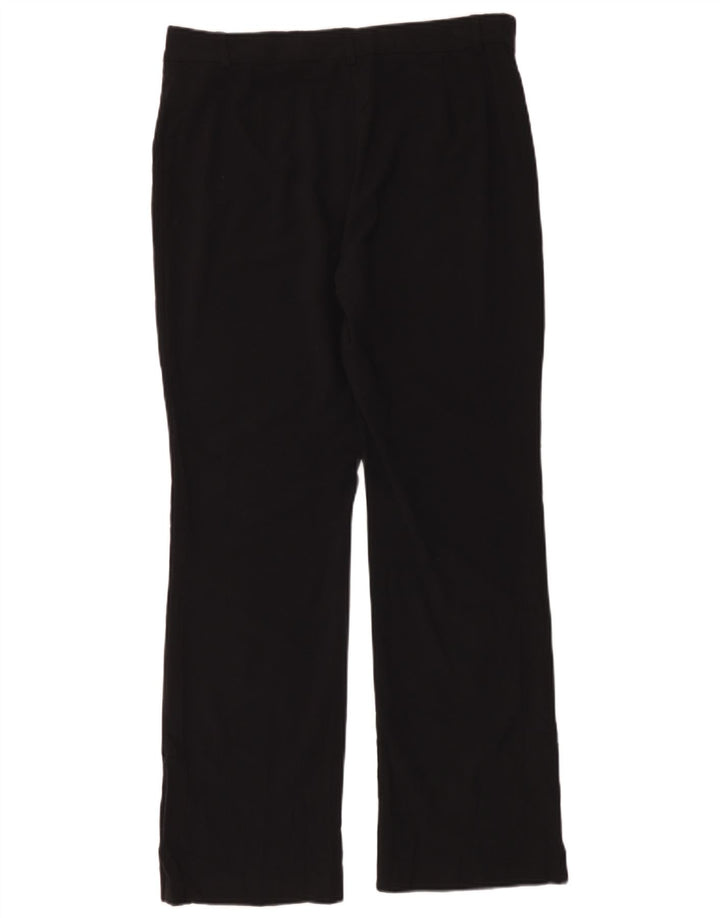 Marks & Spencer Pantalon de costume bootcut pour femme UK 14 Large W34 L30 Noir