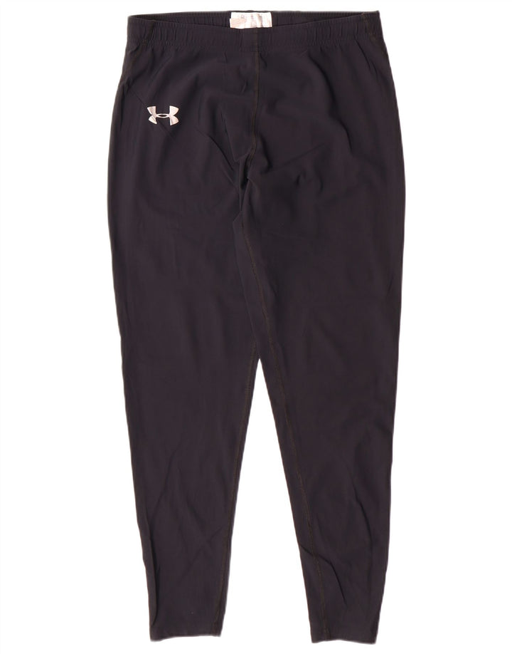 UNDER ARMOUR Pantalon de survêtement Heat Gear pour femme UK 14 Large Bleu marine