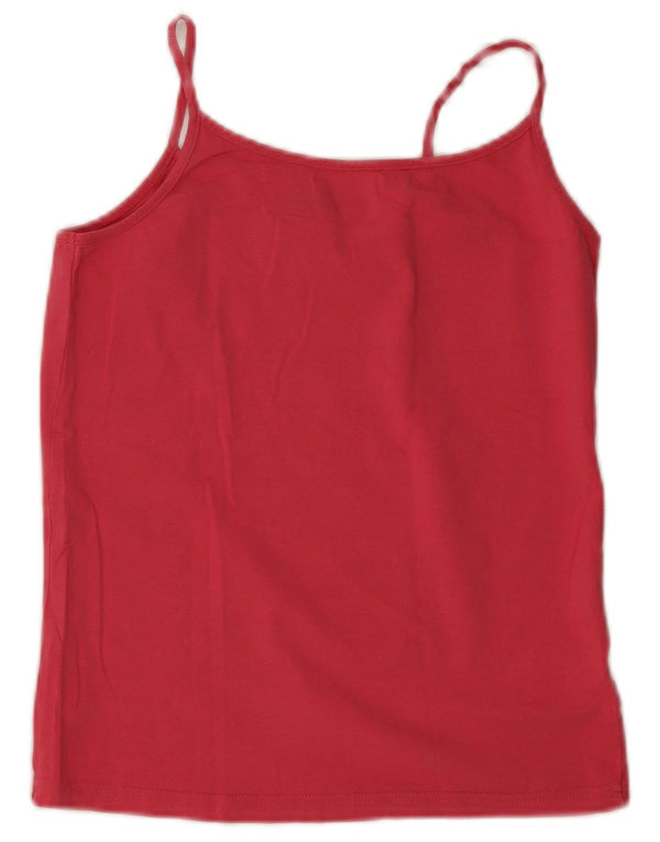 Kappa Femmes Crop Cami Top UK 18 XL Rouge Coton