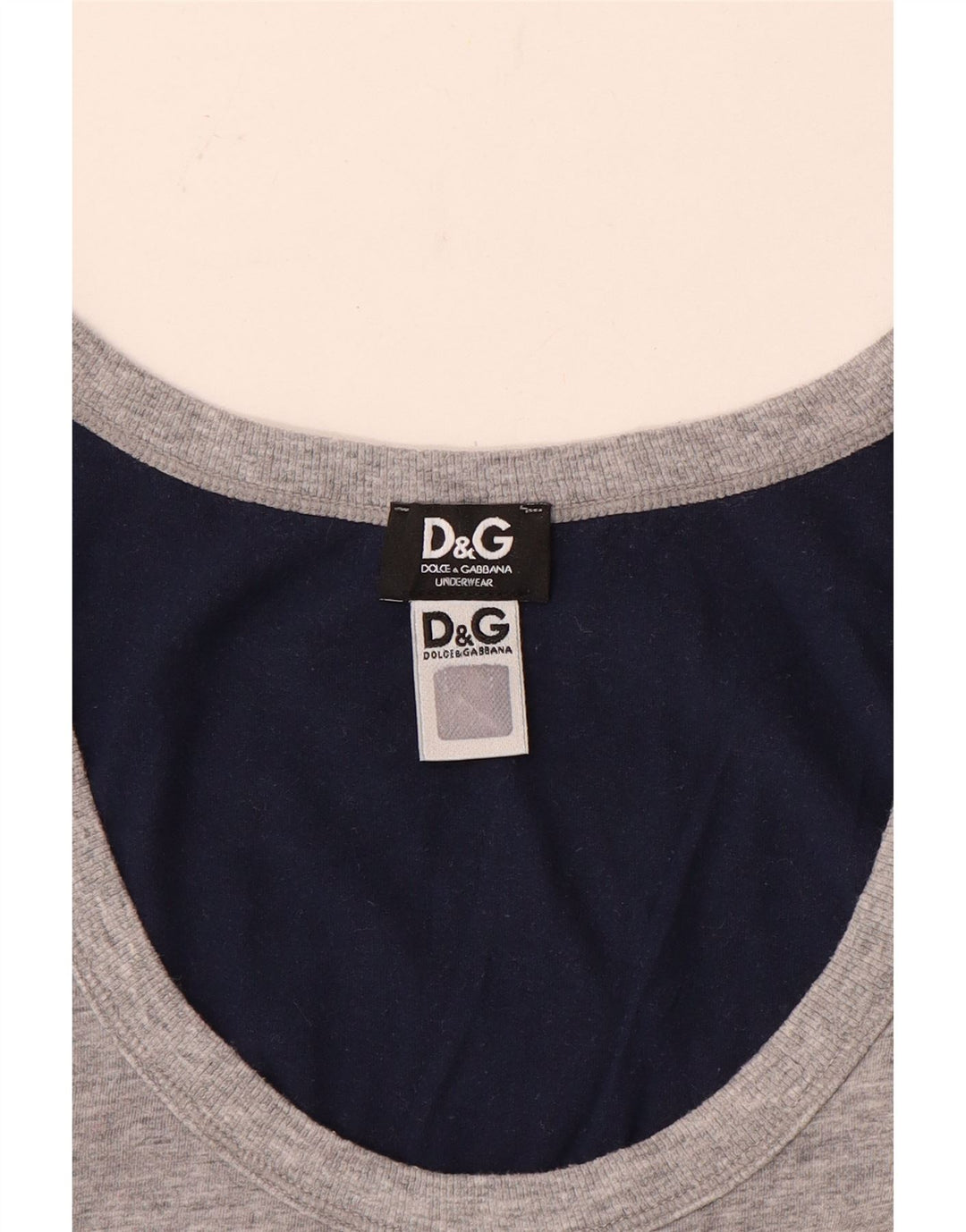 Dolce & Gabbana Débardeur Petit Gris Colourblock Homme