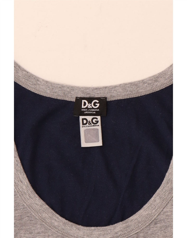 Dolce & Gabbana Débardeur Petit Gris Colourblock Homme