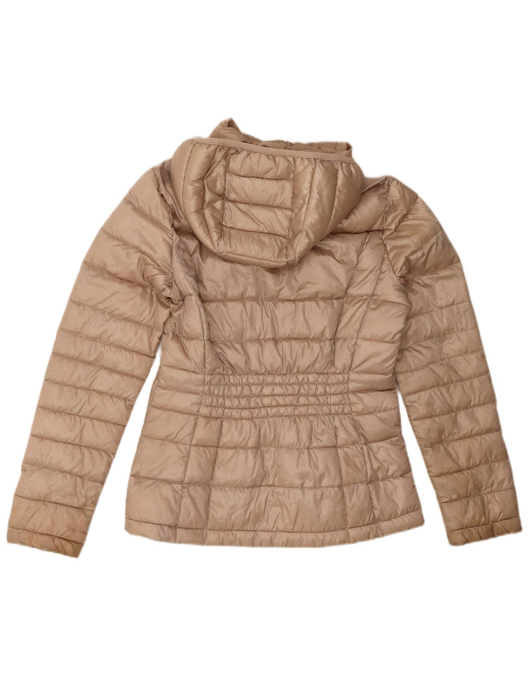 Calvin Klein Veste matelassée à capuche pour femme UK 10 Small Beige Polyester
