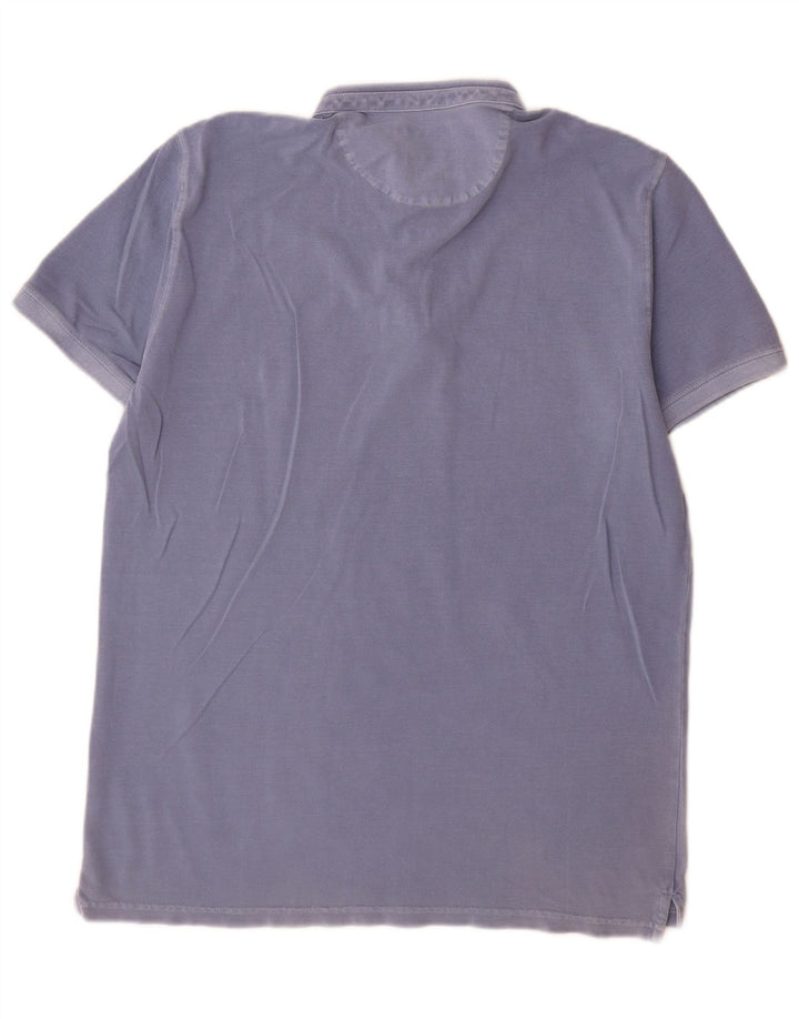 Massimo Dutti Polo coupe décontractée pour homme, grand bleu