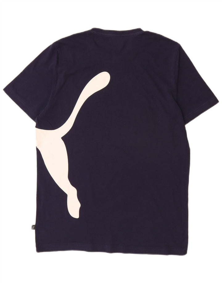 Puma T-shirt graphique pour homme, grand, bleu marine