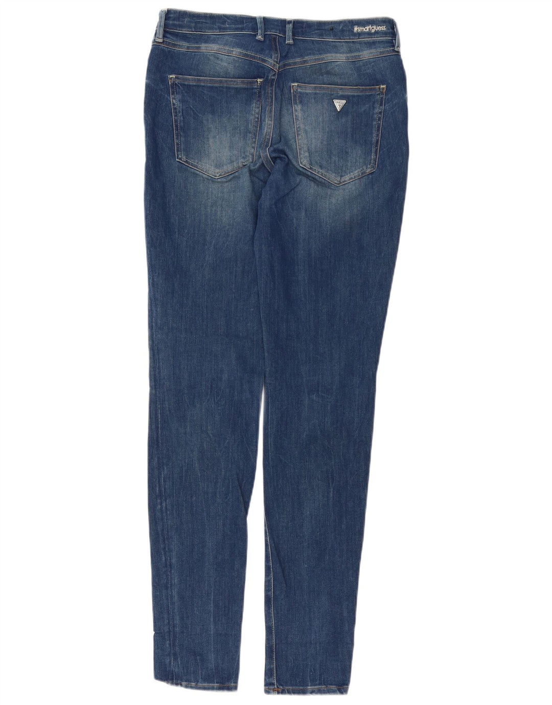 GUESS Jean skinny effet vieilli W30 L32 en coton bleu pour femme