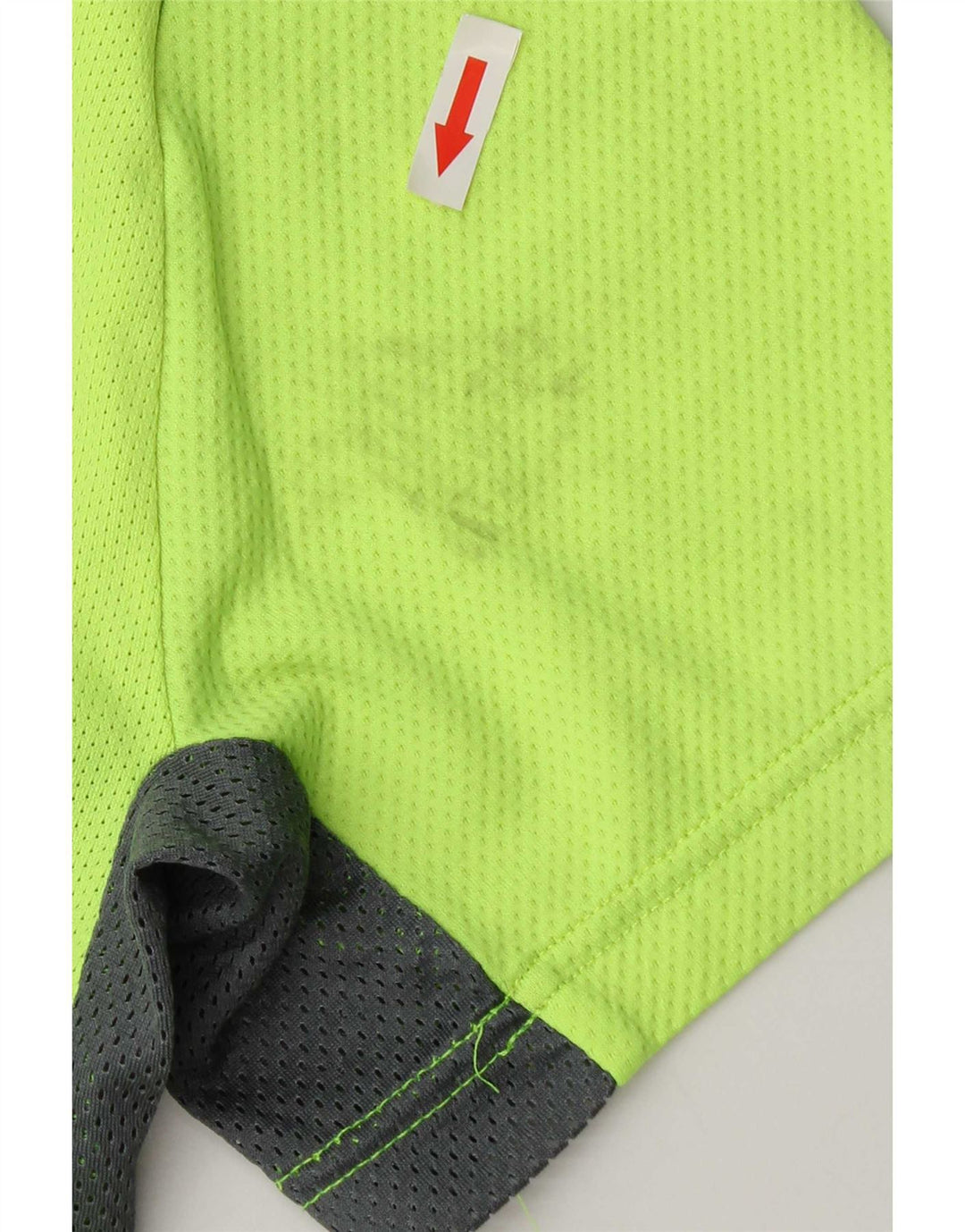 Nike T-shirt Dri Fit pour homme en polyester color block vert moyen