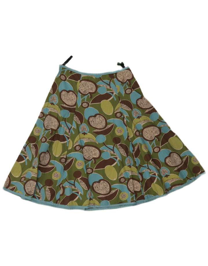 Boden Femme Jupe trapèze à motif abstrait UK 8 Small W28 Multicolore