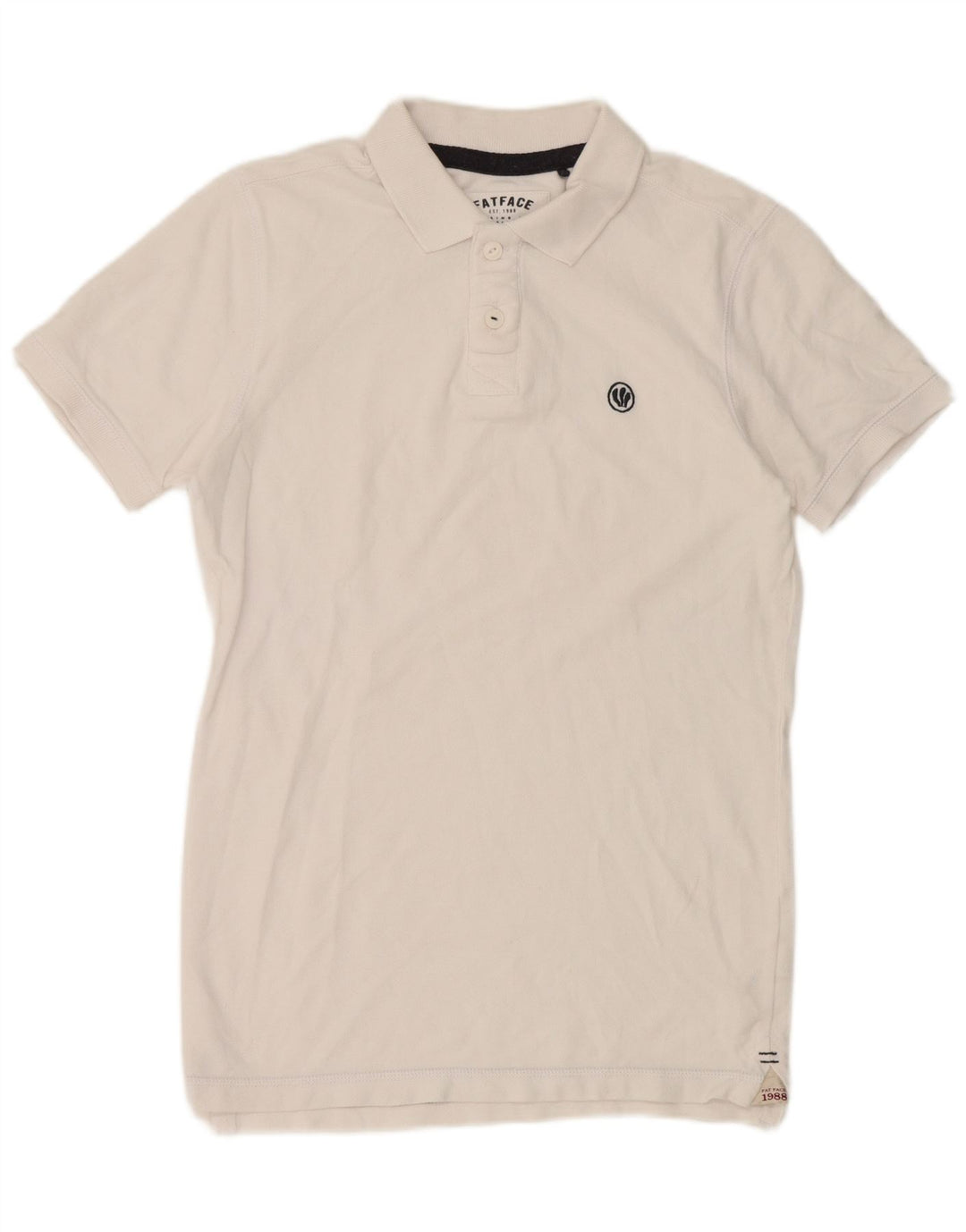 Polo Homme Fat Face XS Blanc Coton
