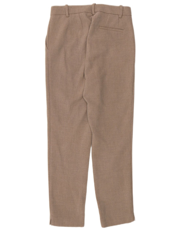 Marks & Spencer Pantalon de costume taille haute pour femme UK 8 Small W27 L27 Beige