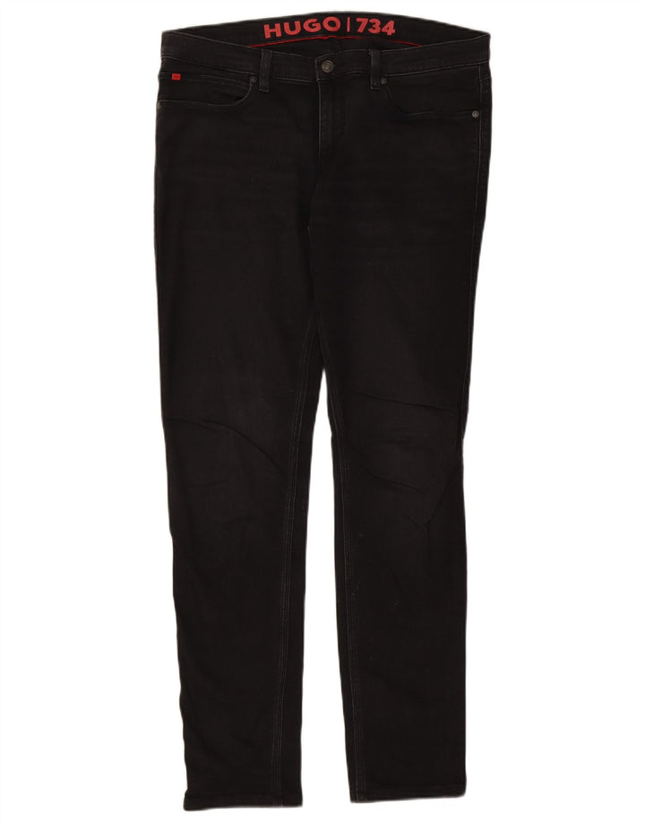 Hugo Boss Jean slim W33 L31 en coton noir pour homme