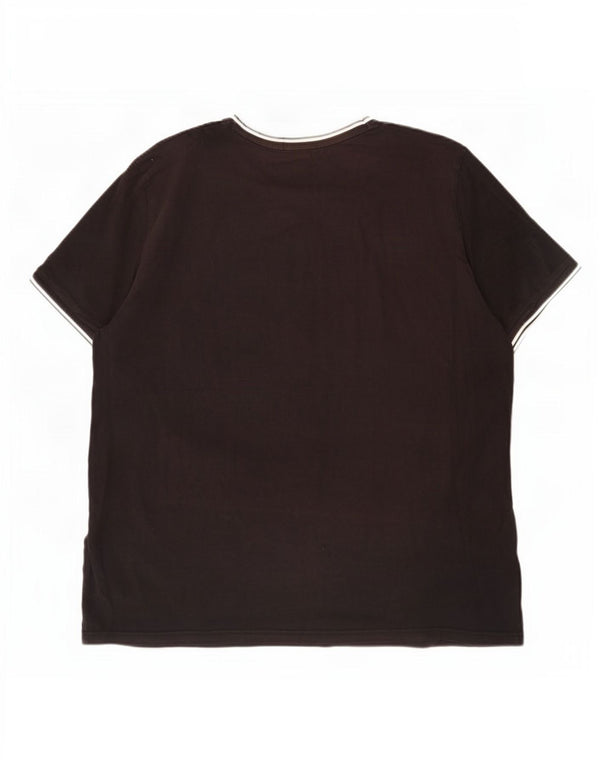 Fred Perry T-Shirt Homme Haut 2XL Noir Coton